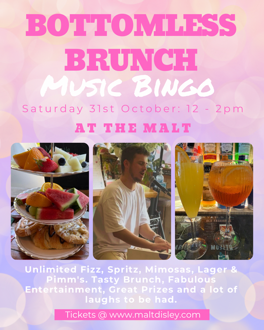 Bottomless Brunch Musical Bingo
